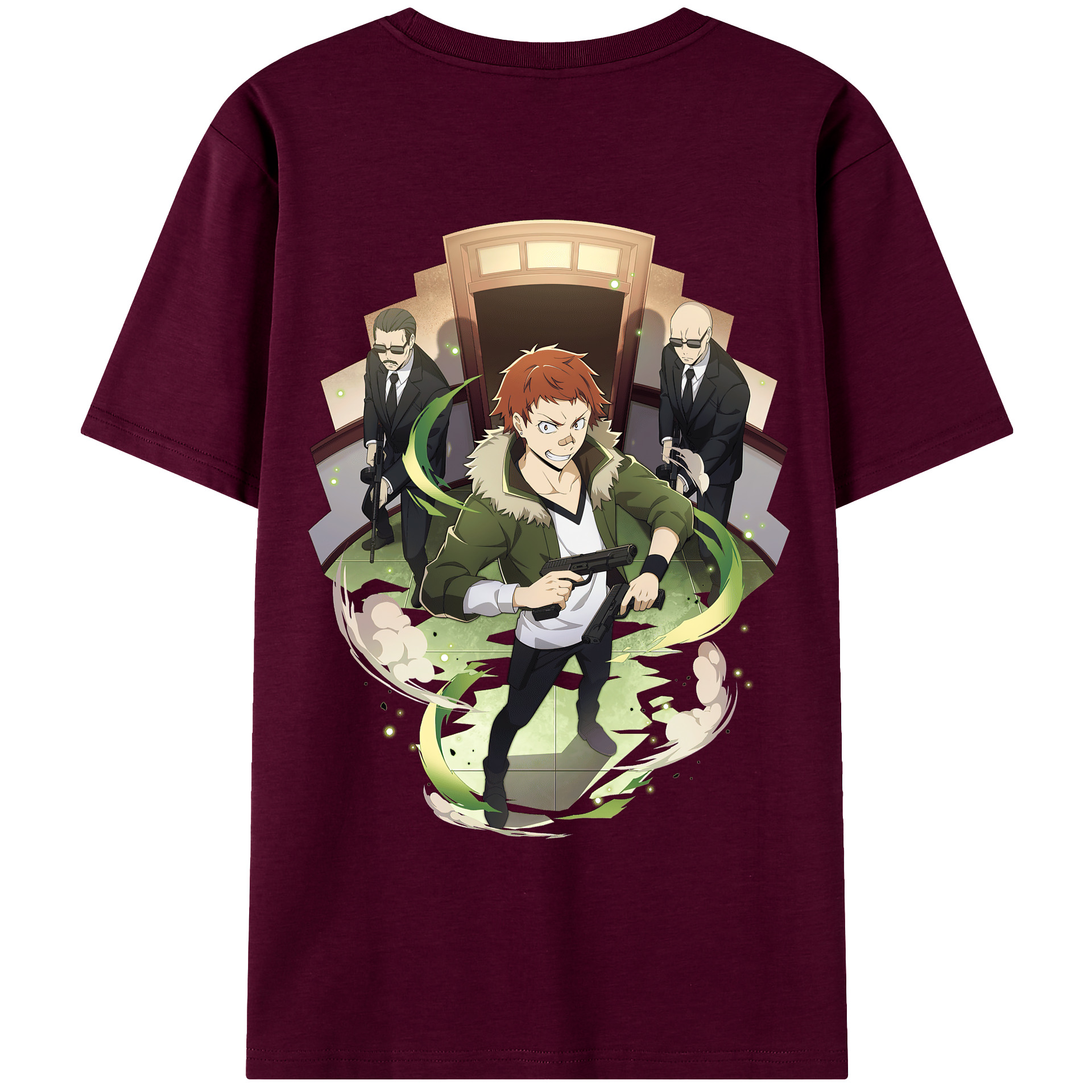 （画像用） 文豪ストレイドッグス Bungo Stray Dogs レディース半袖Tシャツ(バックプリント)